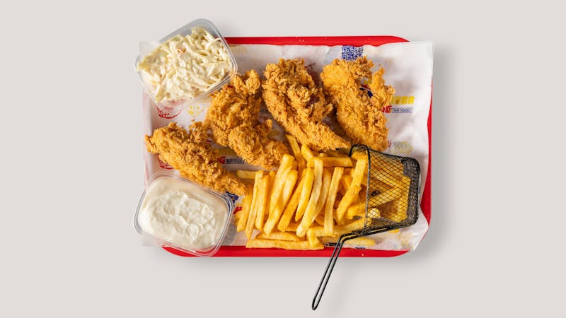 Dave's hot chicken tender combo meal